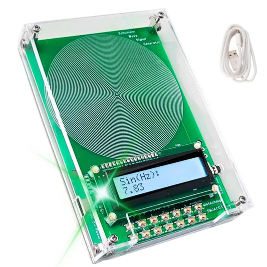 7.83Hz Schumann Waves Resonance Generator Adjustable 0.01Hz~100000Hz Ultralow Frequency Pulse Audio Resonator Type-C Interface