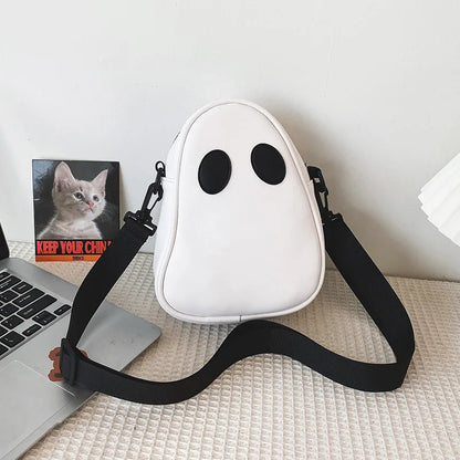 😈 Vintage Devil Ghost Shoulder Bag – Unique Alt-Goth Underarm Purse | Funny Y2K Crossbody Handbag for Women & Teens 🖤✨
