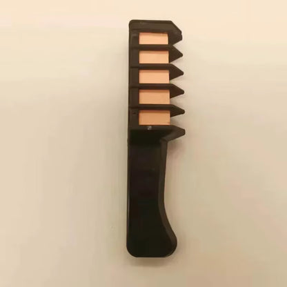 6/1Pcs Hair Color Chalk Temporary Hairs Dye to Cover Gray Hair Girl Coloring Comb Disposable Hair Mascara Women Coloring Brush