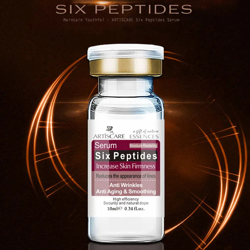 Facial Serum Six Peptides 10Pcs/Set Moisturizing Hydrating Peptides Essence Skin Care Peptide Face Care Products