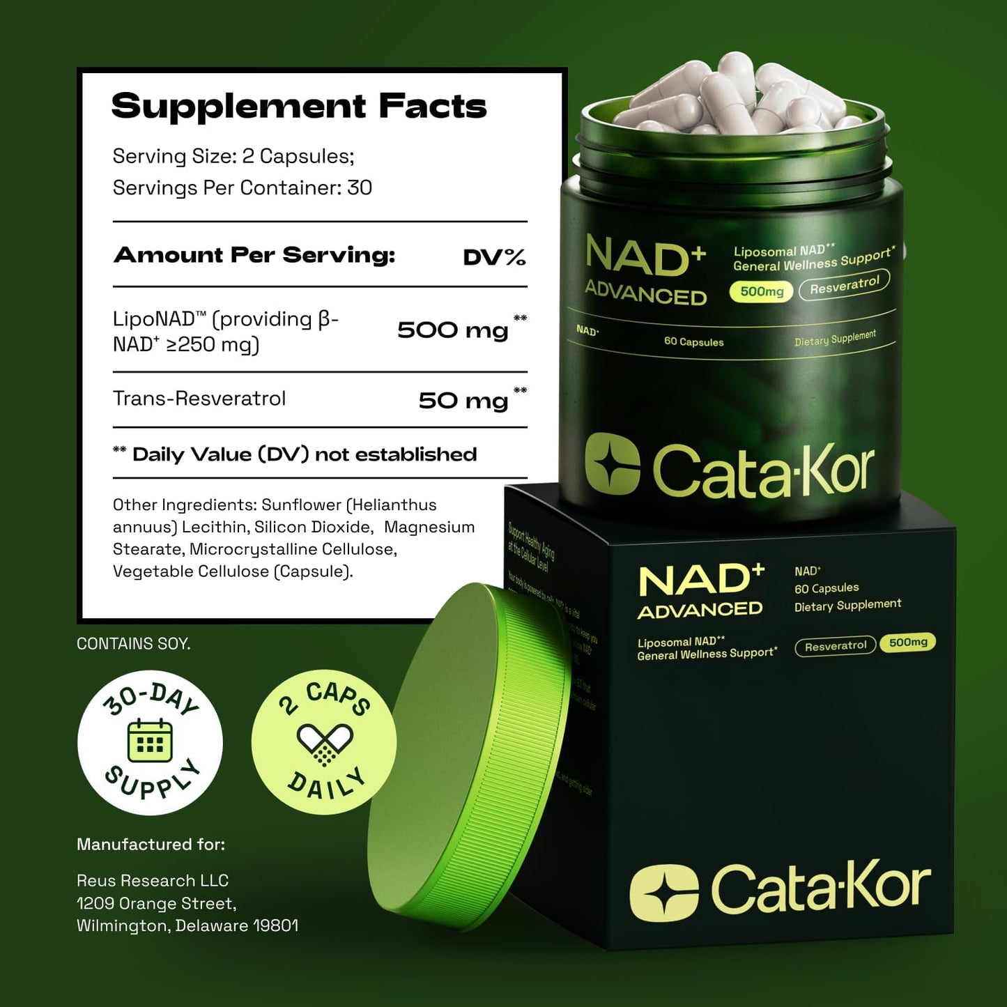 Revitalize Your Wellness with Our Premium Liposomal NAD+ Supplement and Resveratrol