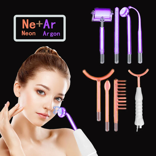 Fusion Wand Pro: Advanced Neon + Argon High-Frequency Facial ☁️
