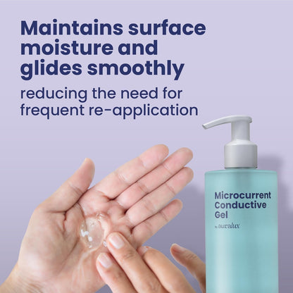 1Microcurrent Conductive Gel (10 Oz) – 24Hr Moisture Lock with Collagen & Peptides 🌟⚡️