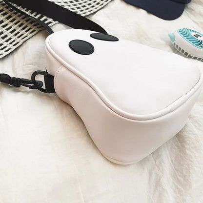 😈 Vintage Devil Ghost Shoulder Bag – Unique Alt-Goth Underarm Purse | Funny Y2K Crossbody Handbag for Women & Teens 🖤✨