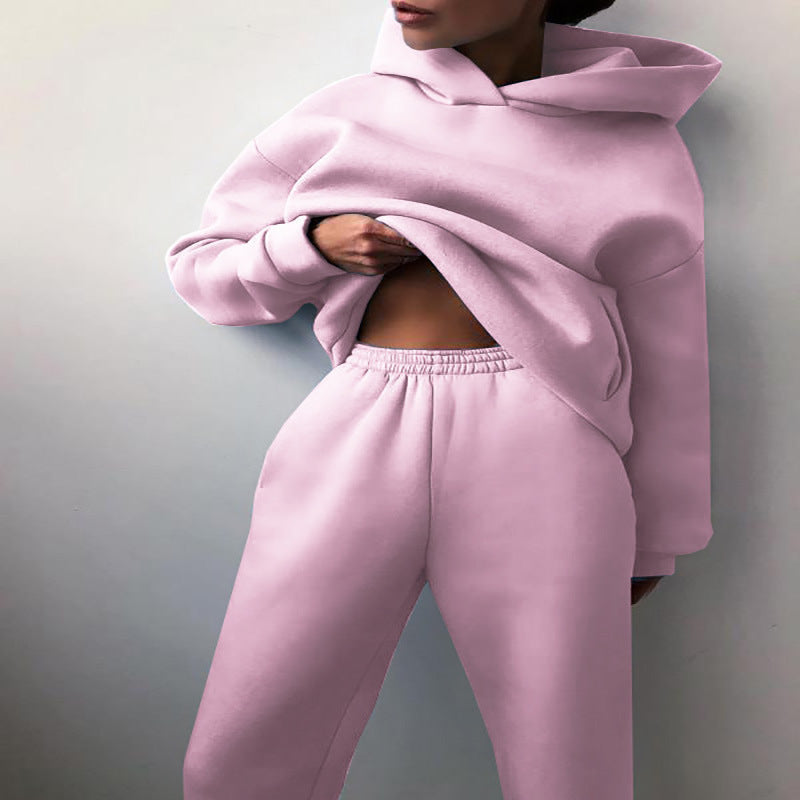 Effortless Style: Women’s Hooded Two-Piece Lounge Set 🌿