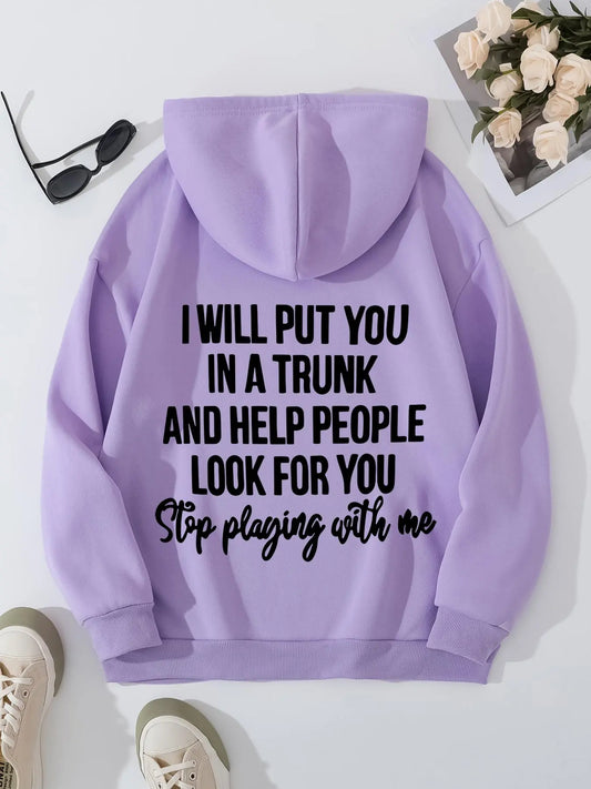 : Women’s Plus Size Graphic Hoodie – Cozy Drawstring Pocket Sweatshirt for Fall & Winter ❄️🧶