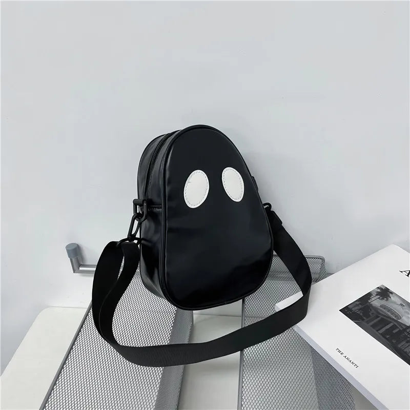 😈 Vintage Devil Ghost Shoulder Bag – Unique Alt-Goth Underarm Purse | Funny Y2K Crossbody Handbag for Women & Teens 🖤✨