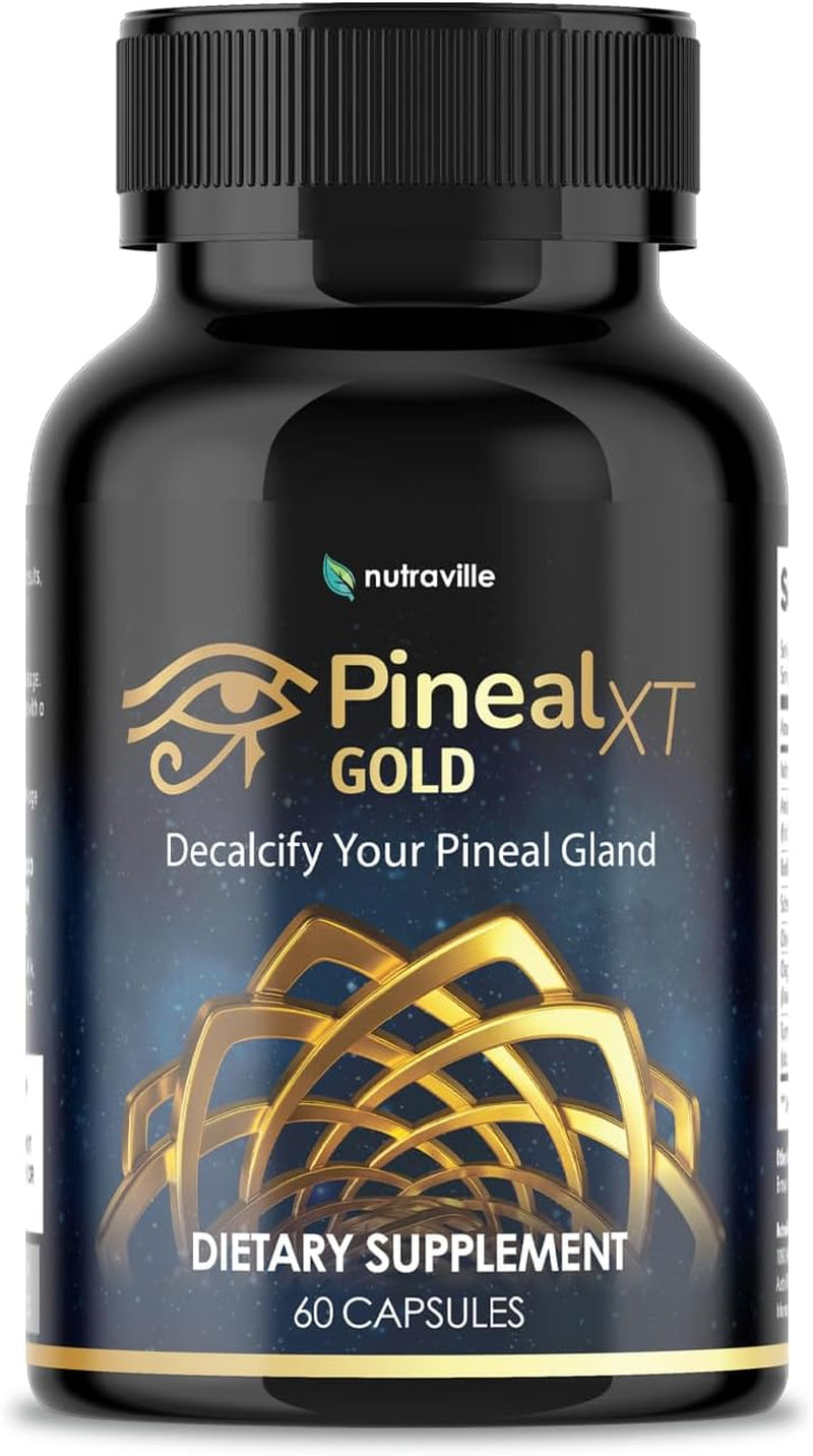 Pineal XT Gold - Pineal Gland Supplement - Third Eye Awakening - Focus and Memory Supplement for Brain - 7 Powerful Ingredients Decalcify, Detox, and Activate Your Pineal Gland