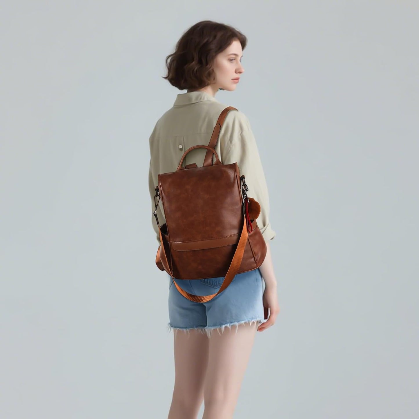The Urban Security Satchel | Anti-Theft Vegan Leather Backpack ✨👜