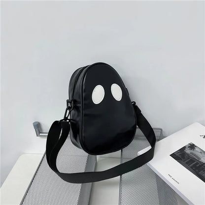 😈 Vintage Devil Ghost Shoulder Bag – Unique Alt-Goth Underarm Purse | Funny Y2K Crossbody Handbag for Women & Teens 🖤✨