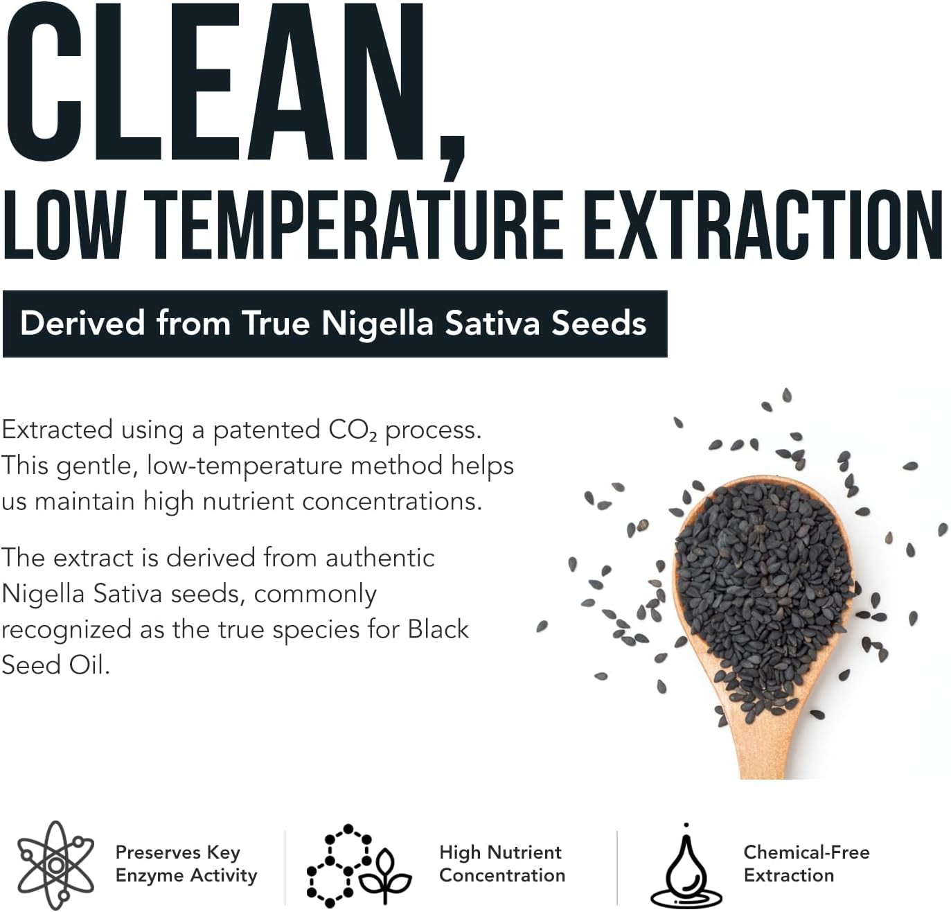🌿 Premium Black Seed Oil Capsules | 20% Thymoquinone High Potency | Ultra-Concentrated Nigella Sativa 💎 - 60:1  (60 Capsules)
