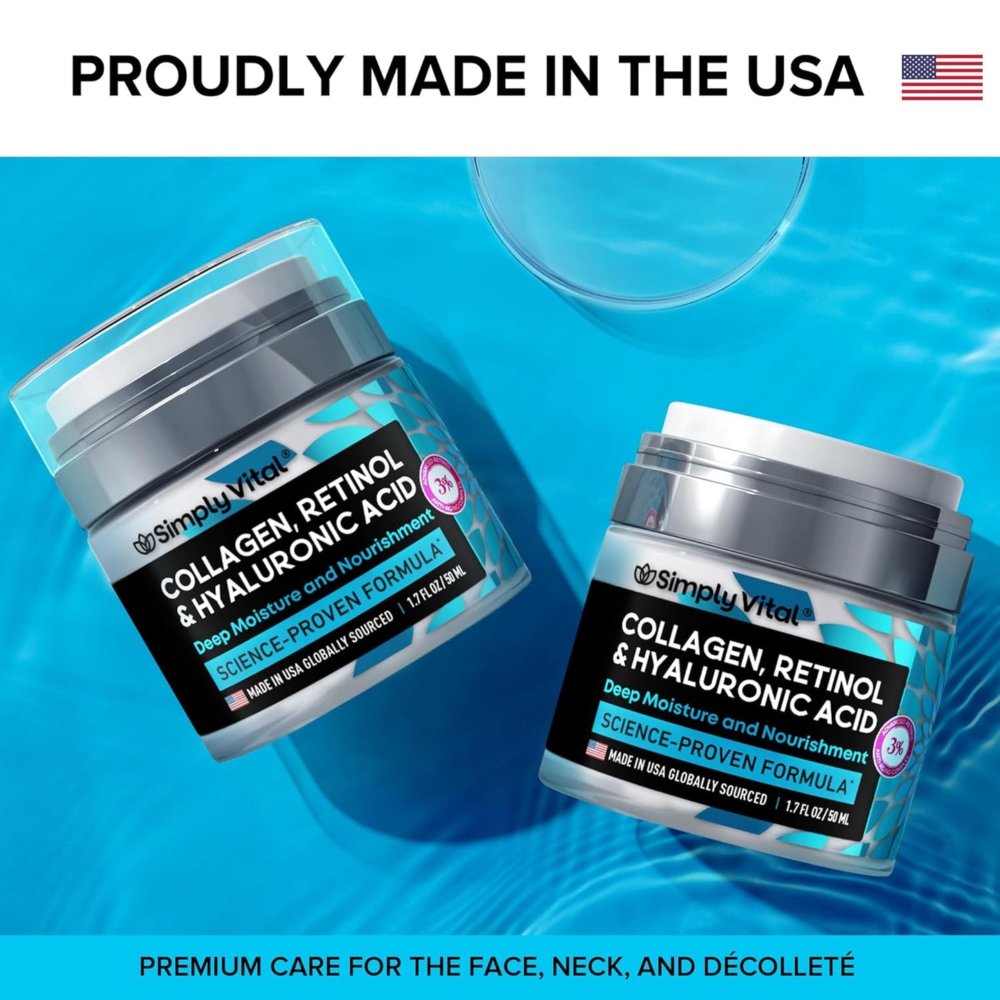 Luminous Retinol & Hyaluronic Moisturizer – Anti-Wrinkle Face & Neck Cream 🌟💧