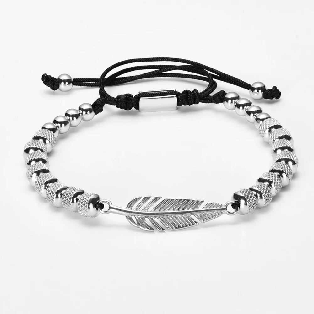 Premium Gold Crown Bracelet – Adjustable 316L Stainless Steel Bangle👑