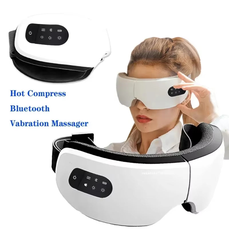 6D Intelligent Eye Revive – Vibration & Heat Relief for Fatigue ☁️
