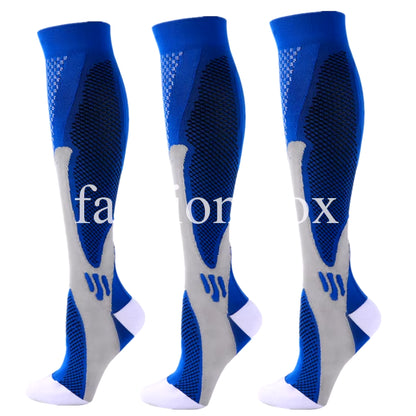 🏃‍♂️ 3 Pairs Premium Compression Socks for Men & Women Anti-Fatigue Knee Highs 🧦✨