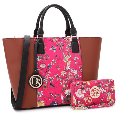 Large Executive Work Tote & Matching Wallet Set | Vegan Leather Satchel 👜