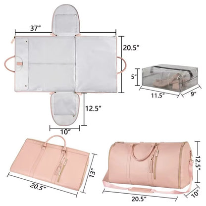 ✈️ Foldable Multi-Function Travel Duffle – Large Capacity Gym & Fitness Bag for Women | Waterproof Overnight Carry-On & Coach Bag 🎒💪