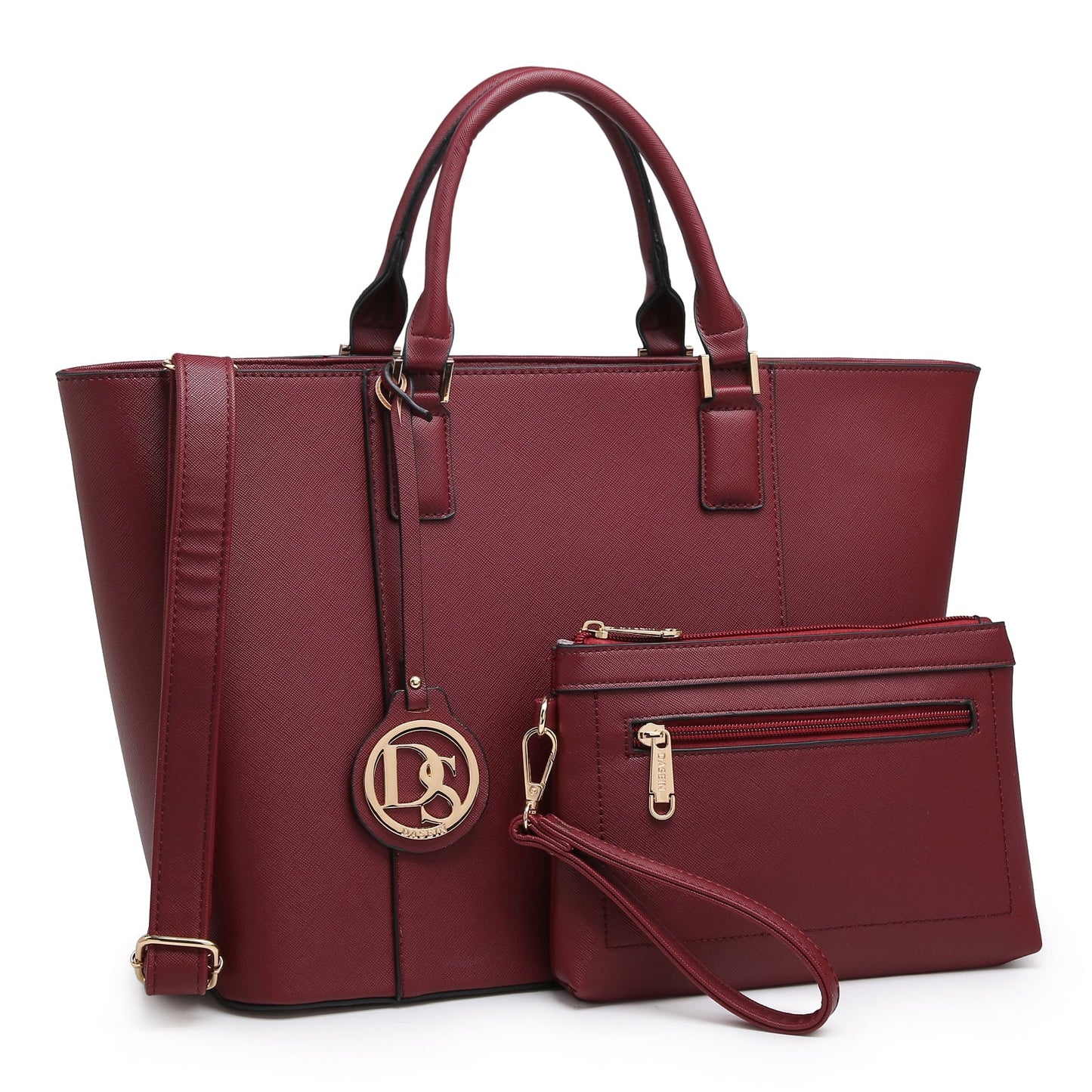 Large Executive Work Tote & Matching Wallet Set | Vegan Leather Satchel 👜