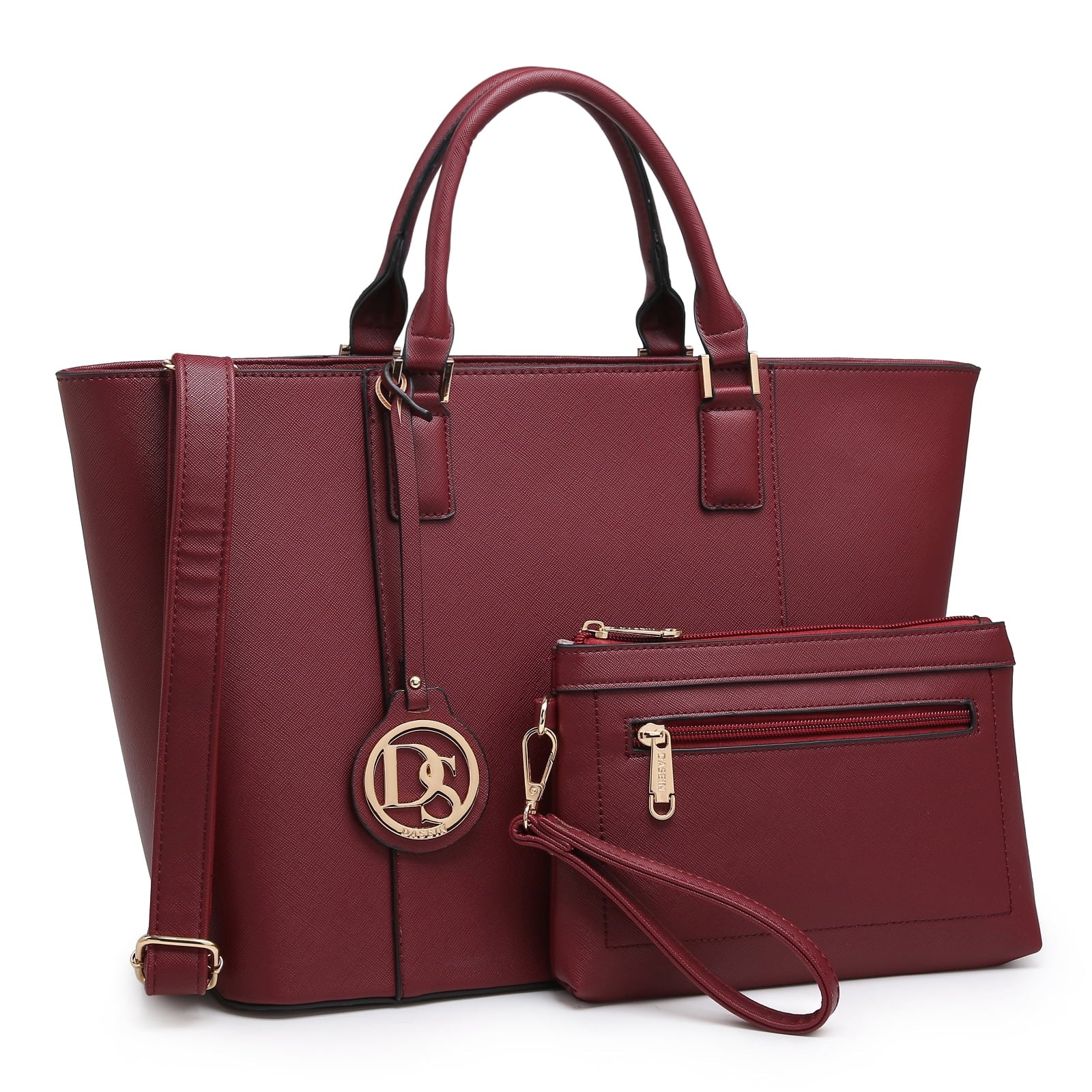 Large Executive Work Tote & Matching Wallet Set | Vegan Leather Satchel 👜