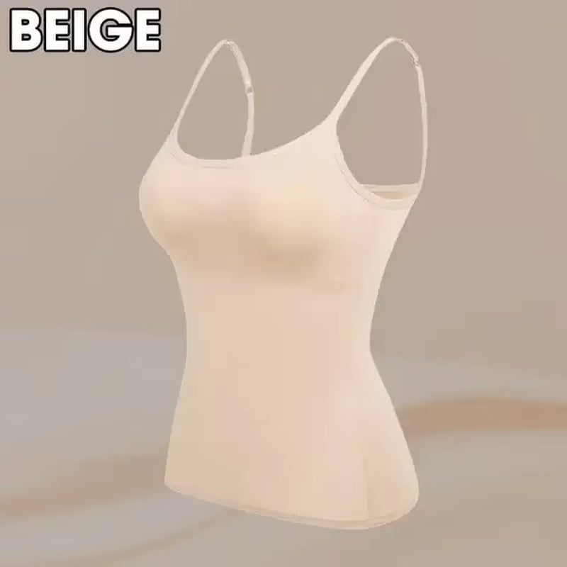 Higher Quality Solid Padded Bra Sexy Women Tops Camisole Top Women Vest Women Camisole with Built in Bra Cami Top Vest Tank Top