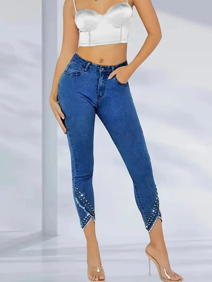 The "Midnight Spark" Slim Jean