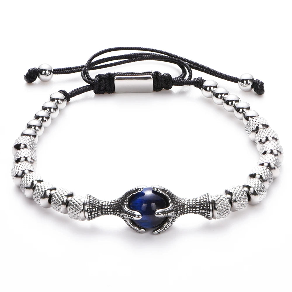 Premium Gold Crown Bracelet – Adjustable 316L Stainless Steel Bangle👑