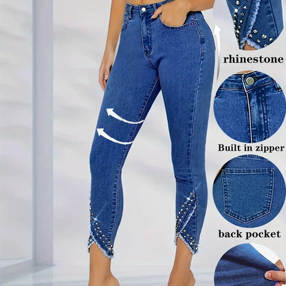 The "Midnight Spark" Slim Jean
