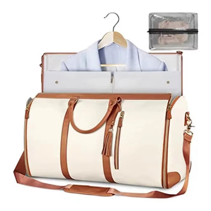 ✈️ Foldable Multi-Function Travel Duffle – Large Capacity Gym & Fitness Bag for Women | Waterproof Overnight Carry-On & Coach Bag 🎒💪