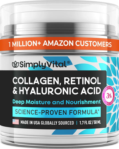 Luminous Retinol & Hyaluronic Moisturizer – Anti-Wrinkle Face & Neck Cream 🌟💧