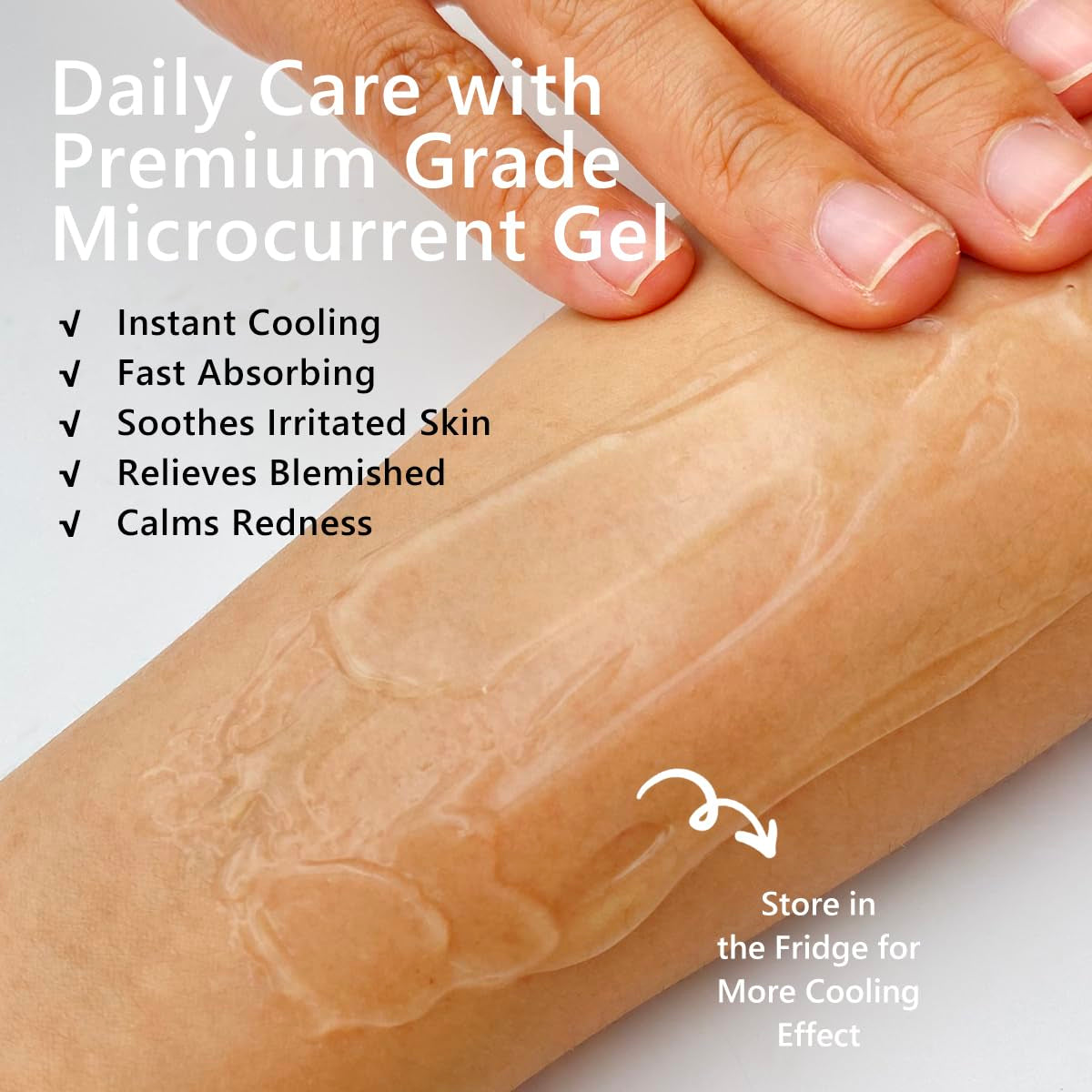 Professional Microcurrent & RF Gel Primer – Hydrating Hyaluronic Acid Formula 🌟⚡️