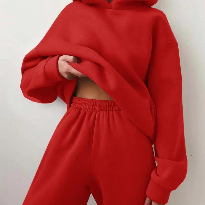 Effortless Style: Women’s Hooded Two-Piece Lounge Set 🌿