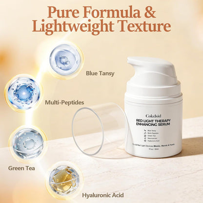 Luminous Red Light & Microcurrent Serum – Firming Green Tea & Niacinamide Booster 🌟⚡️