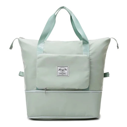 2026 Expandable Folding Travel Bag – Waterproof Large Capacity Duffle, Gym & Yoga Tote with Wet/Dry Pocket ✈️itness