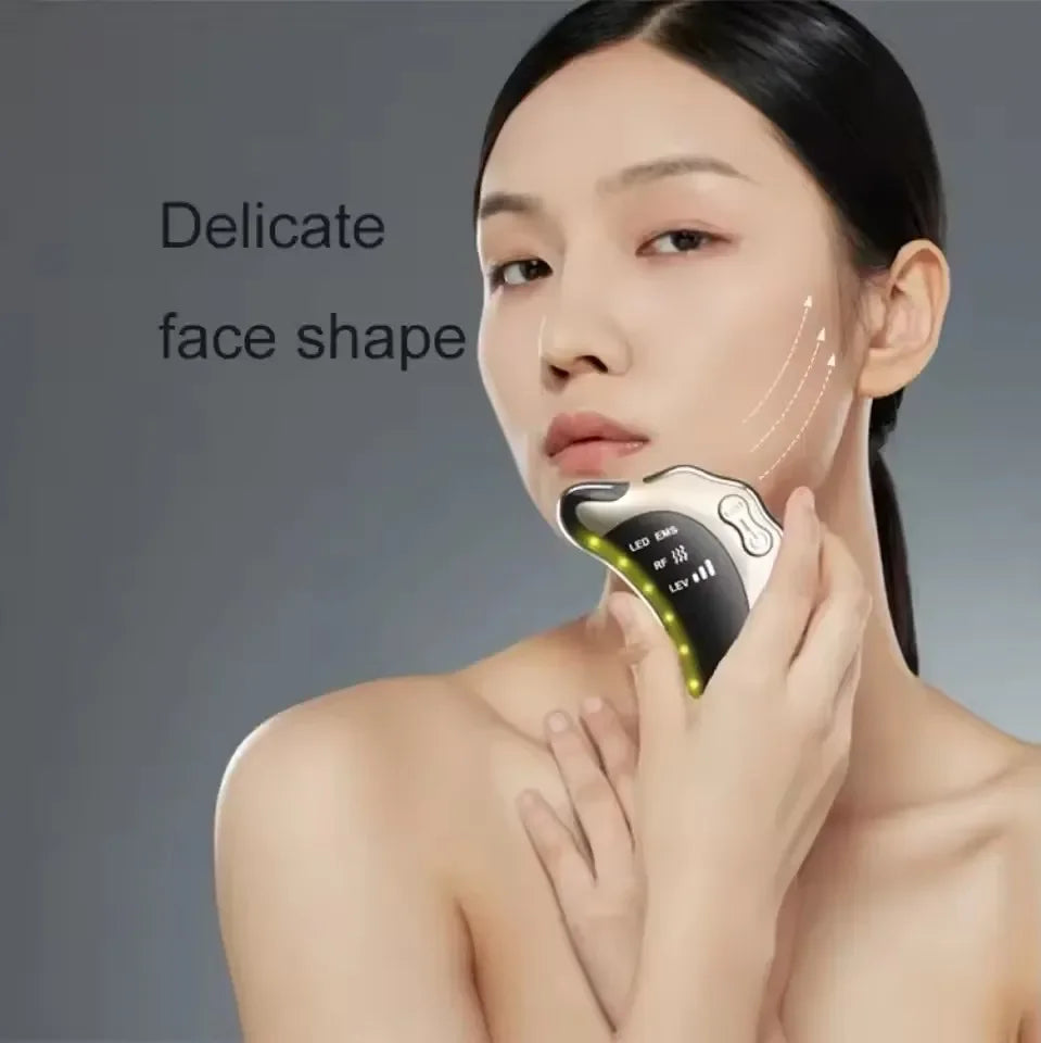 Bio-Current Sculpt & Sculpt: 3-in-1 Advanced RF Facial & Neck Lifting Tool
