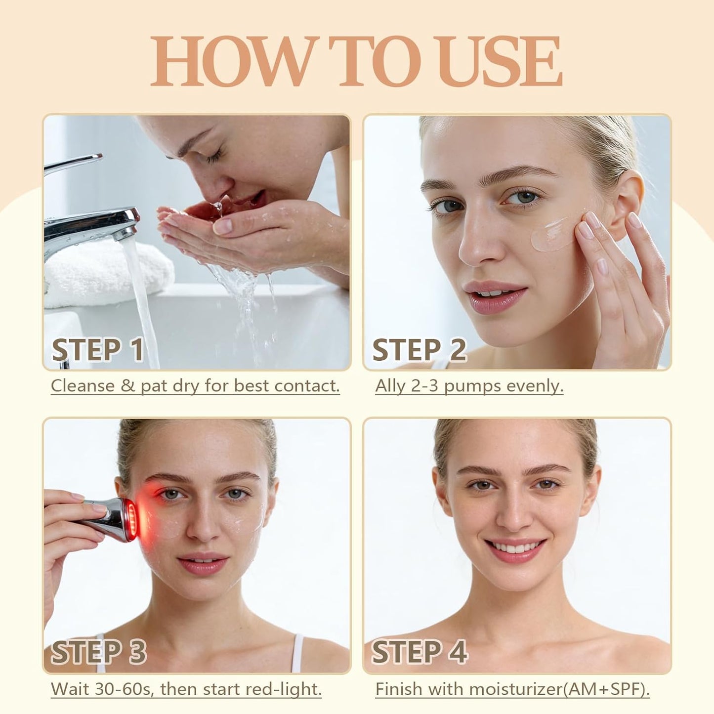 Luminous Red Light & Microcurrent Serum – Firming Green Tea & Niacinamide Booster 🌟⚡️