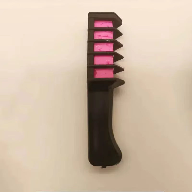 6/1Pcs Hair Color Chalk Temporary Hairs Dye to Cover Gray Hair Girl Coloring Comb Disposable Hair Mascara Women Coloring Brush