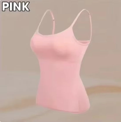 Higher Quality Solid Padded Bra Sexy Women Tops Camisole Top Women Vest Women Camisole with Built in Bra Cami Top Vest Tank Top
