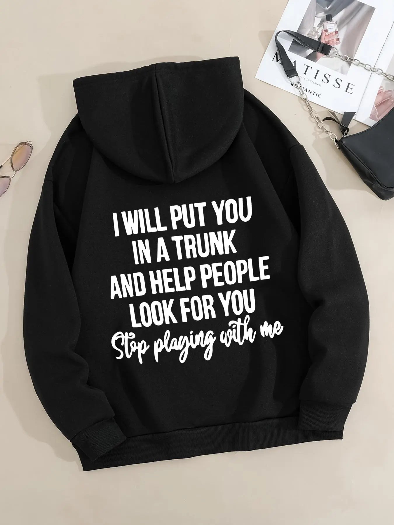 : Women’s Plus Size Graphic Hoodie – Cozy Drawstring Pocket Sweatshirt for Fall & Winter ❄️🧶