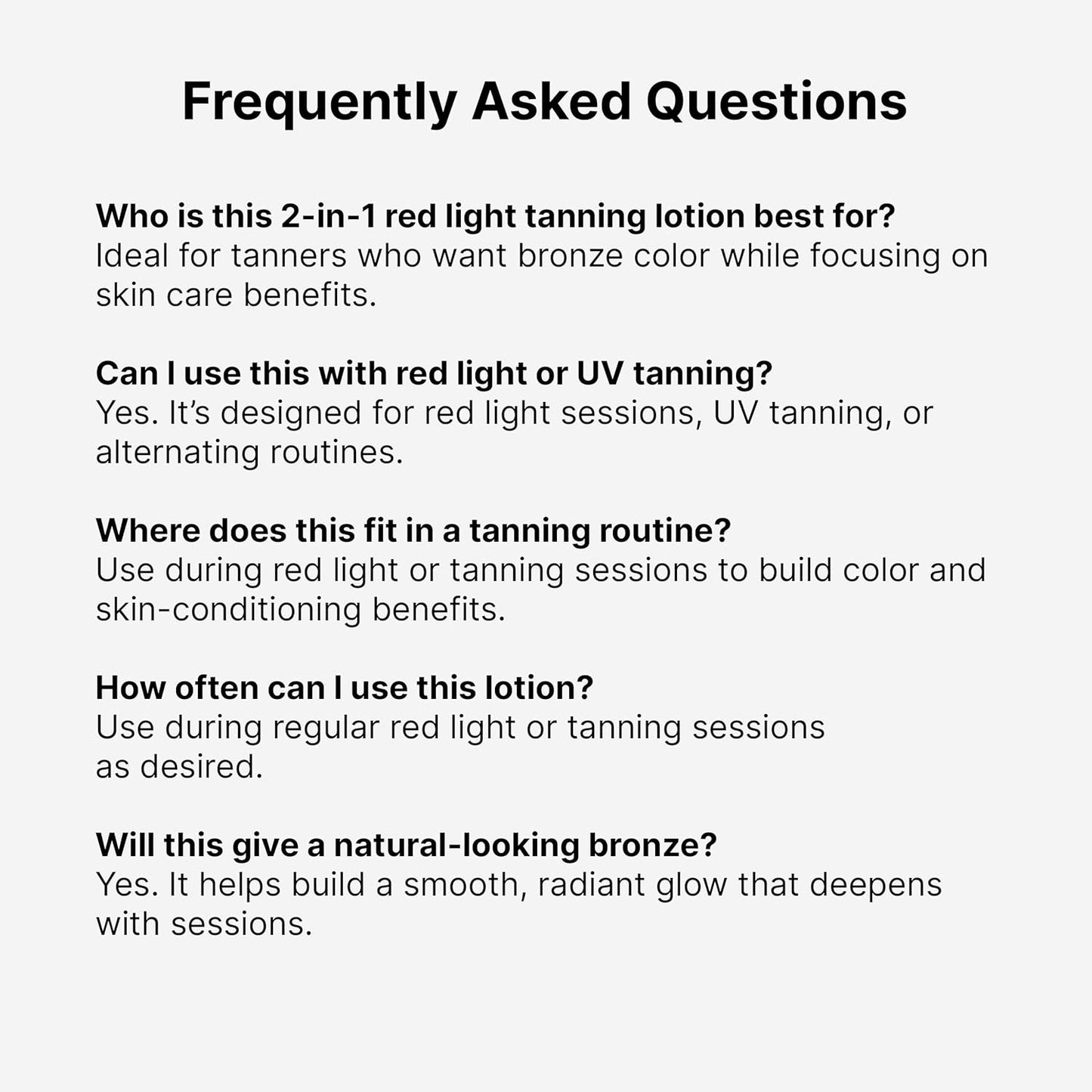Eternal Youth Tanning Lotion, 2-In-1 Color Fuse Red Light & Ultra Skin Firming Advanced Tanning Lotion with Peptides, Hyaluronic Acid, Green Tea & Aloe, 13.5 Fl Oz