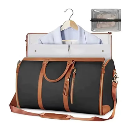 ✈️ Foldable Multi-Function Travel Duffle – Large Capacity Gym & Fitness Bag for Women | Waterproof Overnight Carry-On & Coach Bag 🎒💪