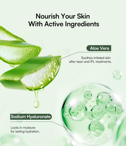 Professional Microcurrent Conductive Gel – 2.11 Oz Aloe & Hyaluronic Hydration 🌟⚡️