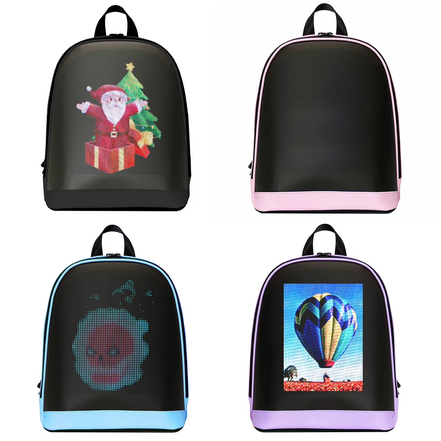 Visionary™ Smart LED Backpack – App-Controlled High-Res Display for Commuting & Content Creation