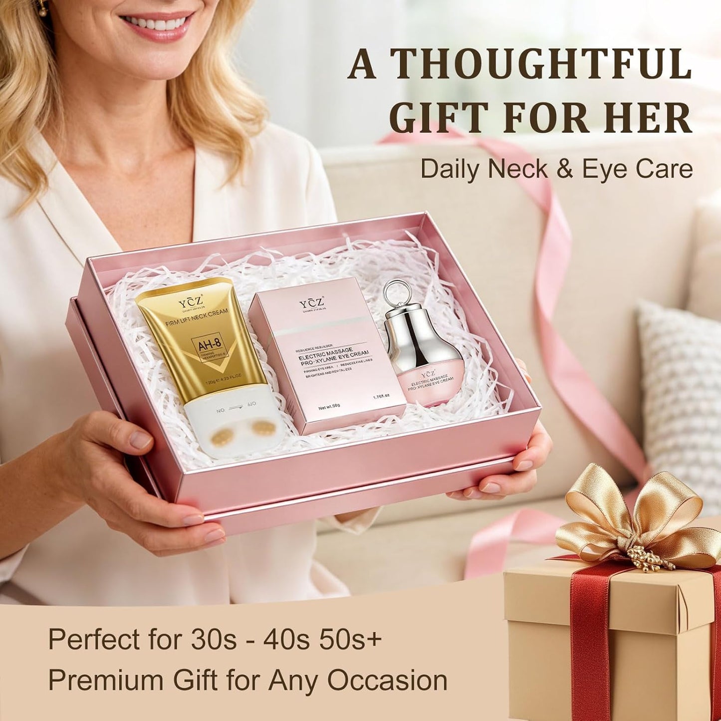 YCZ Neck & Eye Firming Gift Set (5.99 Fl Oz) – Anti-Aging & Deep Moisture Treatment 🌟🎁