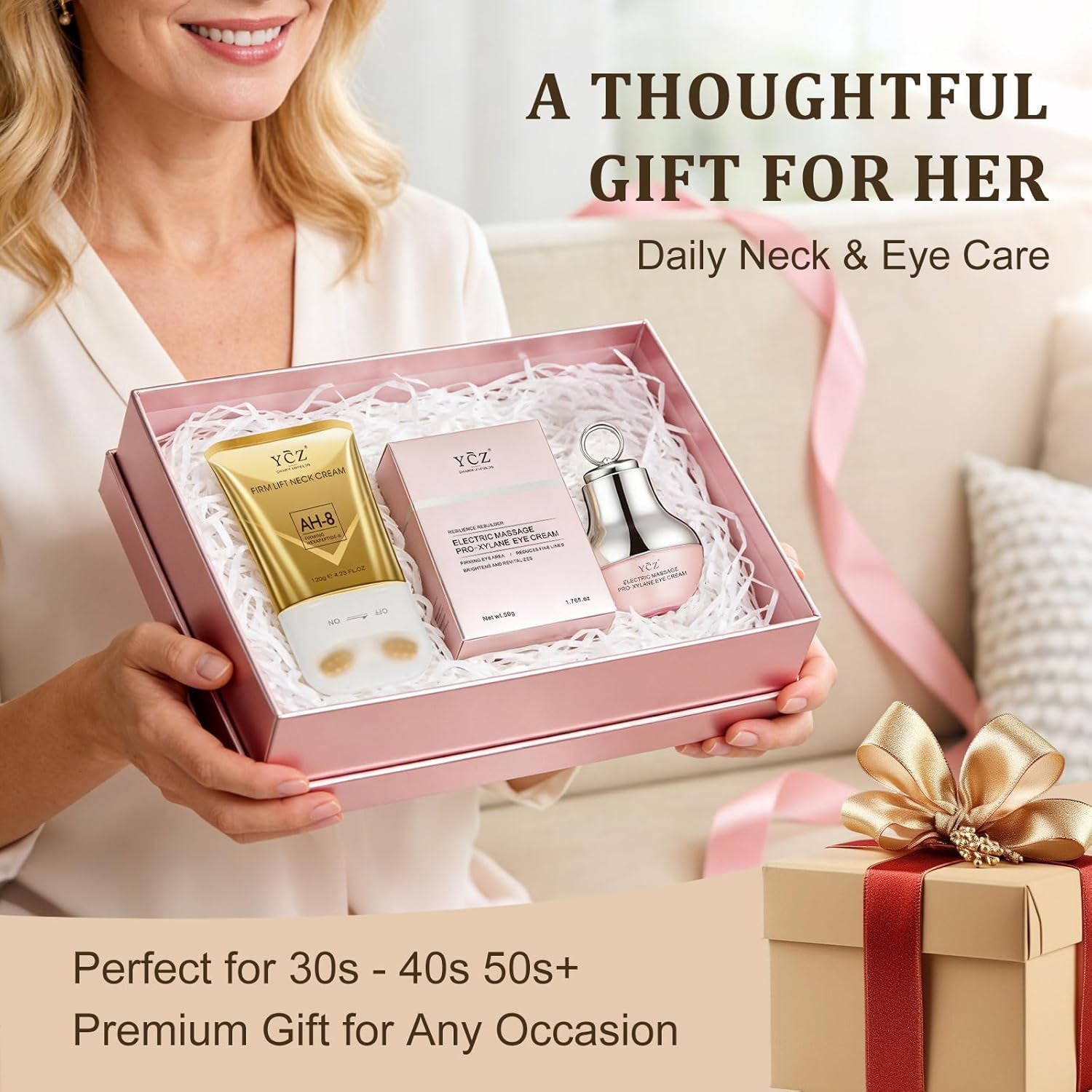YCZ Neck & Eye Firming Gift Set (5.99 Fl Oz) – Anti-Aging & Deep Moisture Treatment 🌟🎁