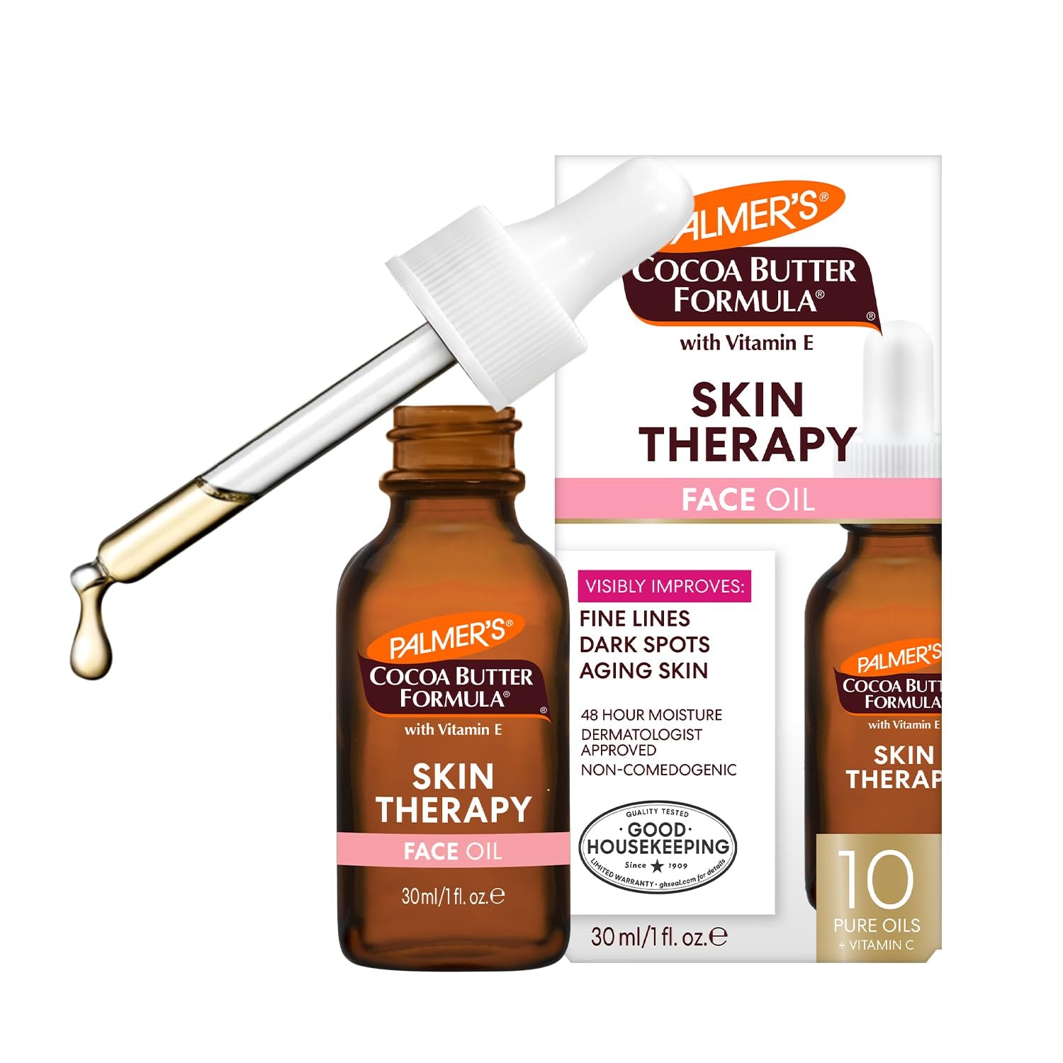 Luminous Skin Therapy Oil (1 Oz) – Vitamin C, E & Rosehip Facial Elixir 🌟💧