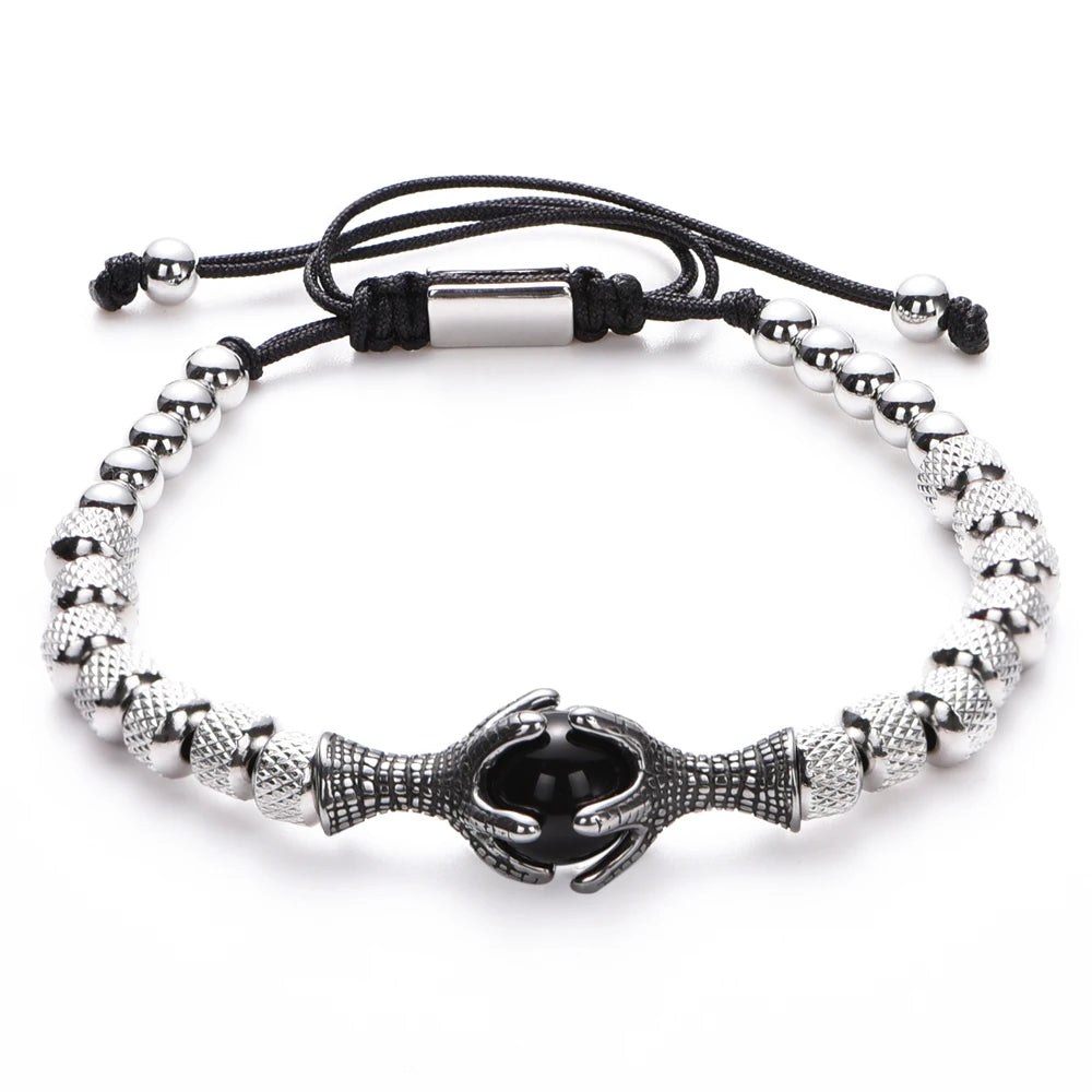 Premium Gold Crown Bracelet – Adjustable 316L Stainless Steel Bangle👑