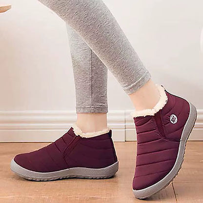 ❄️ Ultra-Warm Waterproof Snow Boots – Unisex Winter Platform Shoes with Plush Lining 🏔️✨