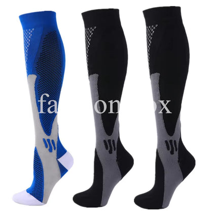 🏃‍♂️ 3 Pairs Premium Compression Socks for Men & Women Anti-Fatigue Knee Highs 🧦✨