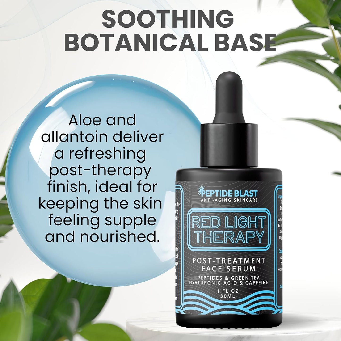 Peptide Blast Post-Treatment Serum (1 Oz) – Hydrating Hyaluronic & Marine Recovery Booster 🌟🛡️