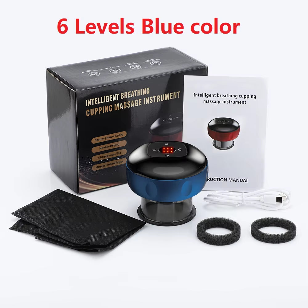 Bare N Bliss Smart Electric Cupping Massager | 12-Level Heat & Suction ✨